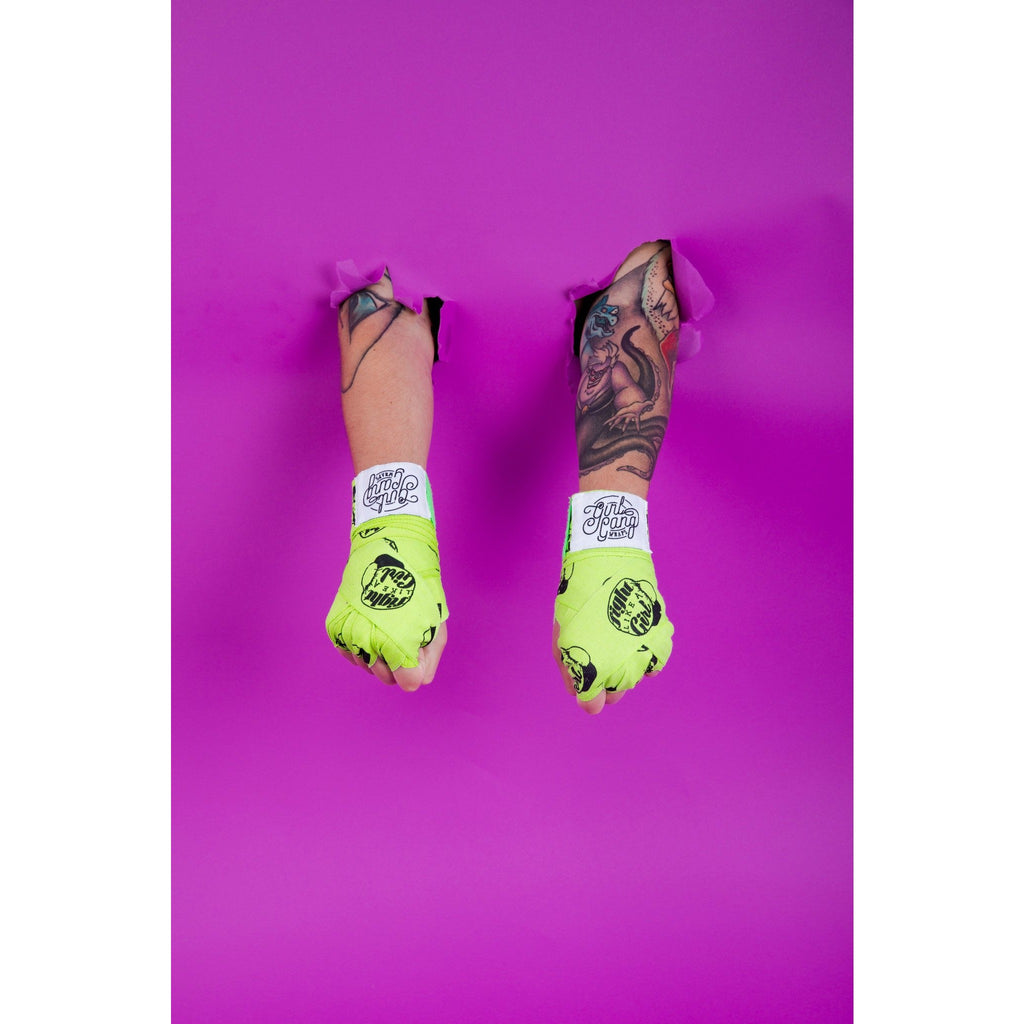 'Fight Like A Girl' Hand Wraps Girl Gang Fight Gear