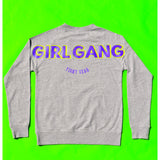 "Girl Gang Fight Gear" Grey Sweatshirt