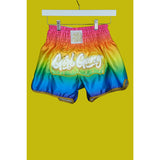 Rainbow Drip Muay Thai Shorts