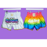 Rainbow Drip Muay Thai Shorts